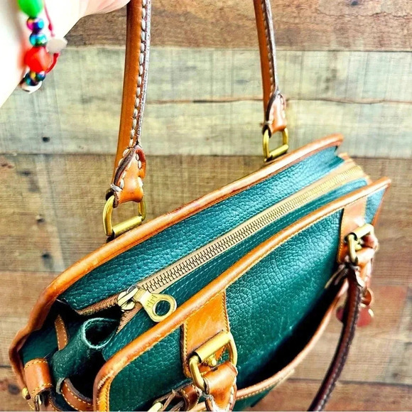 Dooney & Bourke Vintage Leather Satchel/Shoulder Bag - Picture 7 of 10